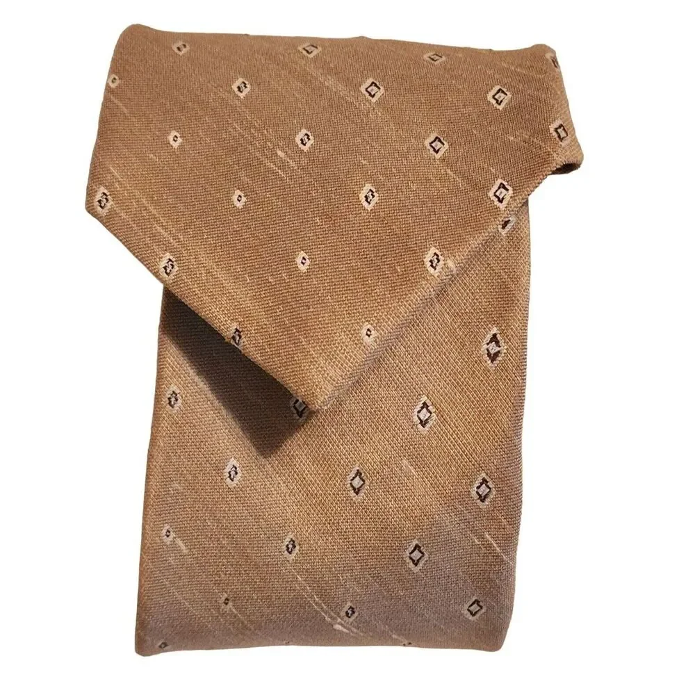 #6399 Vintage Sundace Wembley Tan Mens Necktie